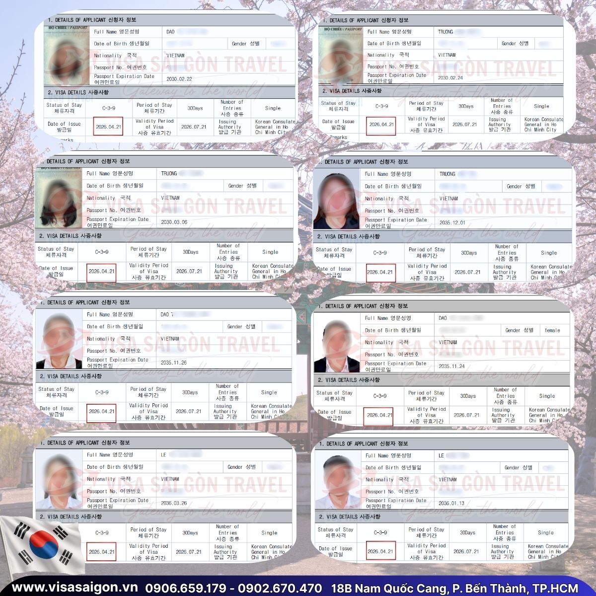 🌸 DẠO BƯỚC HÀNH TRÌNH DU XUÂN: CHÚC MỪNG NHỮNG CHỦ NHÂN MỚI CỦA VISA HÀN QUỐC! 🌸