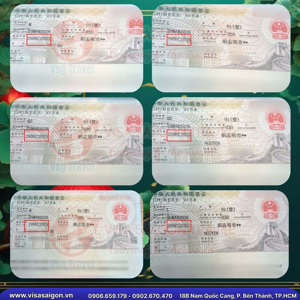 🎆 ĐẾM NGƯỢC GIAO THỪA 2026 CÙNG 65 VỊ CHỦ NHÂN MỚI CỦA VISA TRUNG QUỐC! 🎆