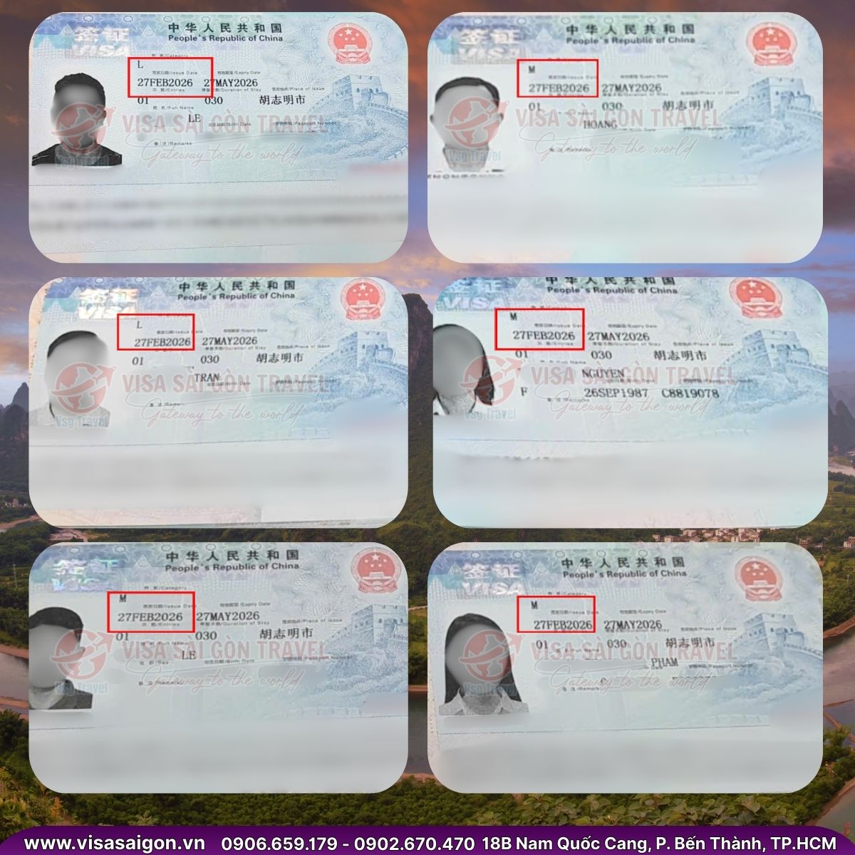 🧧 ĐẦU TUẦN RỰC RỠ: 21 VISA TRUNG QUỐC ĐỒNG LOẠT VỀ TAY! 🧧