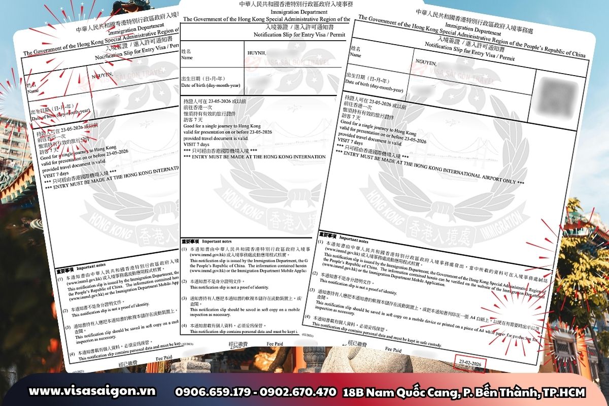 ✨🥟CHÚC MỪNG 6 VISA HỒNG KÔNG CHÍNH THỨC "CẬP BẾN" THUẬN LỢI!