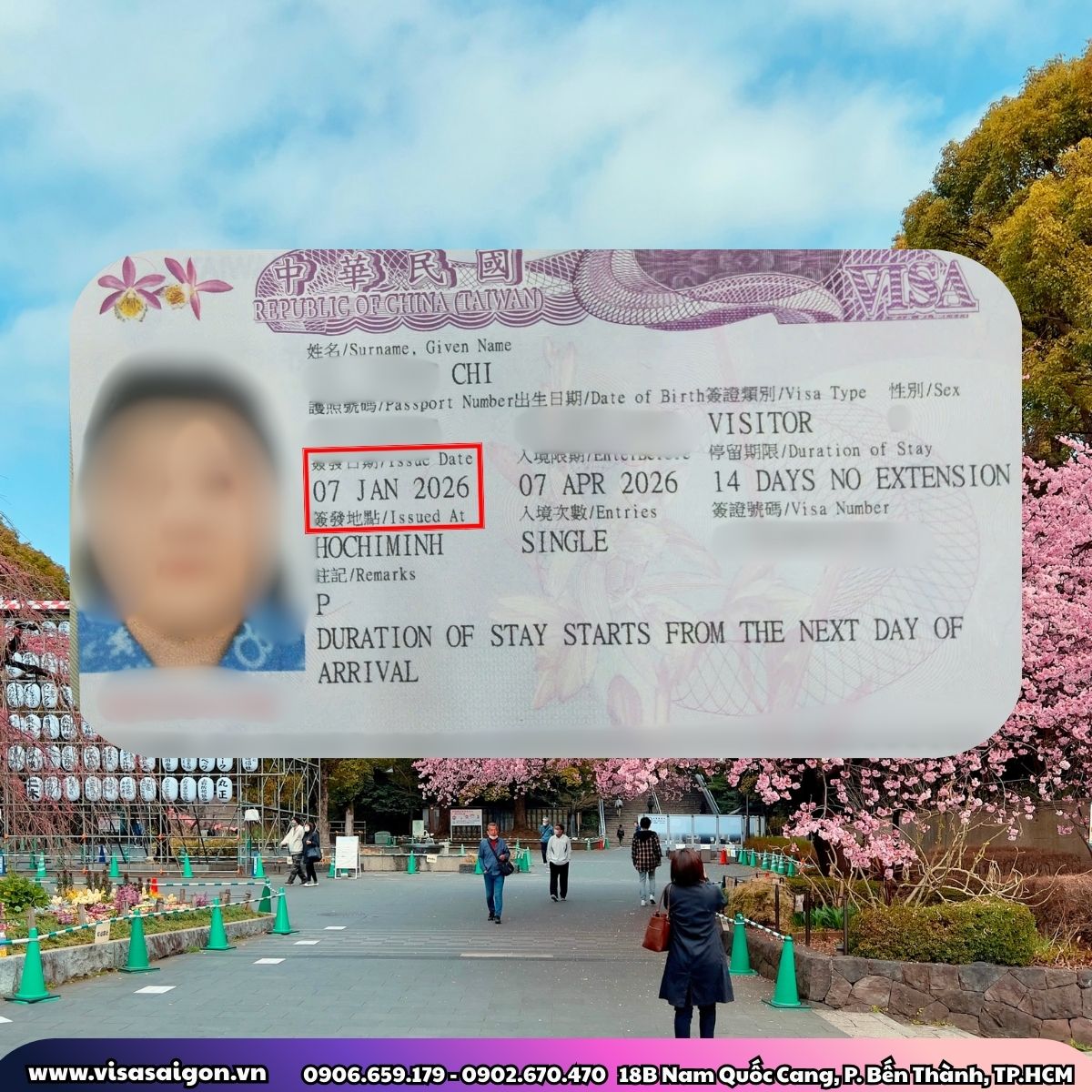 🎡 CAO HÙNG VẪY GỌI: TẤM VISA ĐÀI LOAN ĐẦU TIÊN ĐÃ CẬP BẾN XUÂN 2026! 🌸