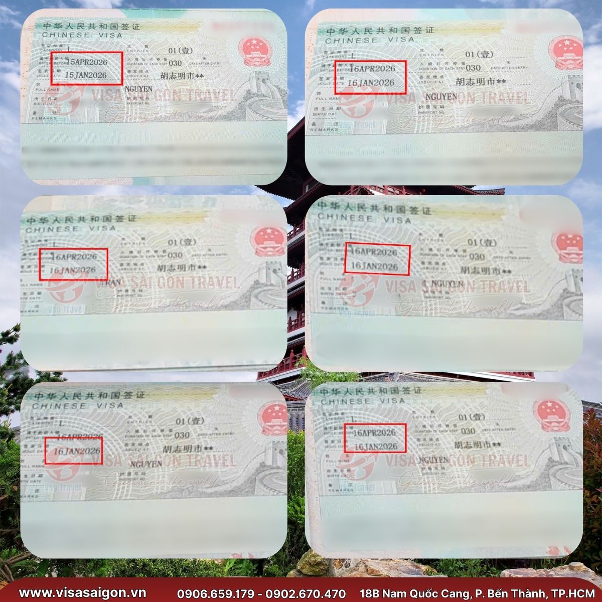 🎊 MỒNG 1 ĐẦU TUẦN - 27 VISA TRUNG QUỐC ĐÃ "CẬP BẾN" THÀNH CÔNG! 🎊