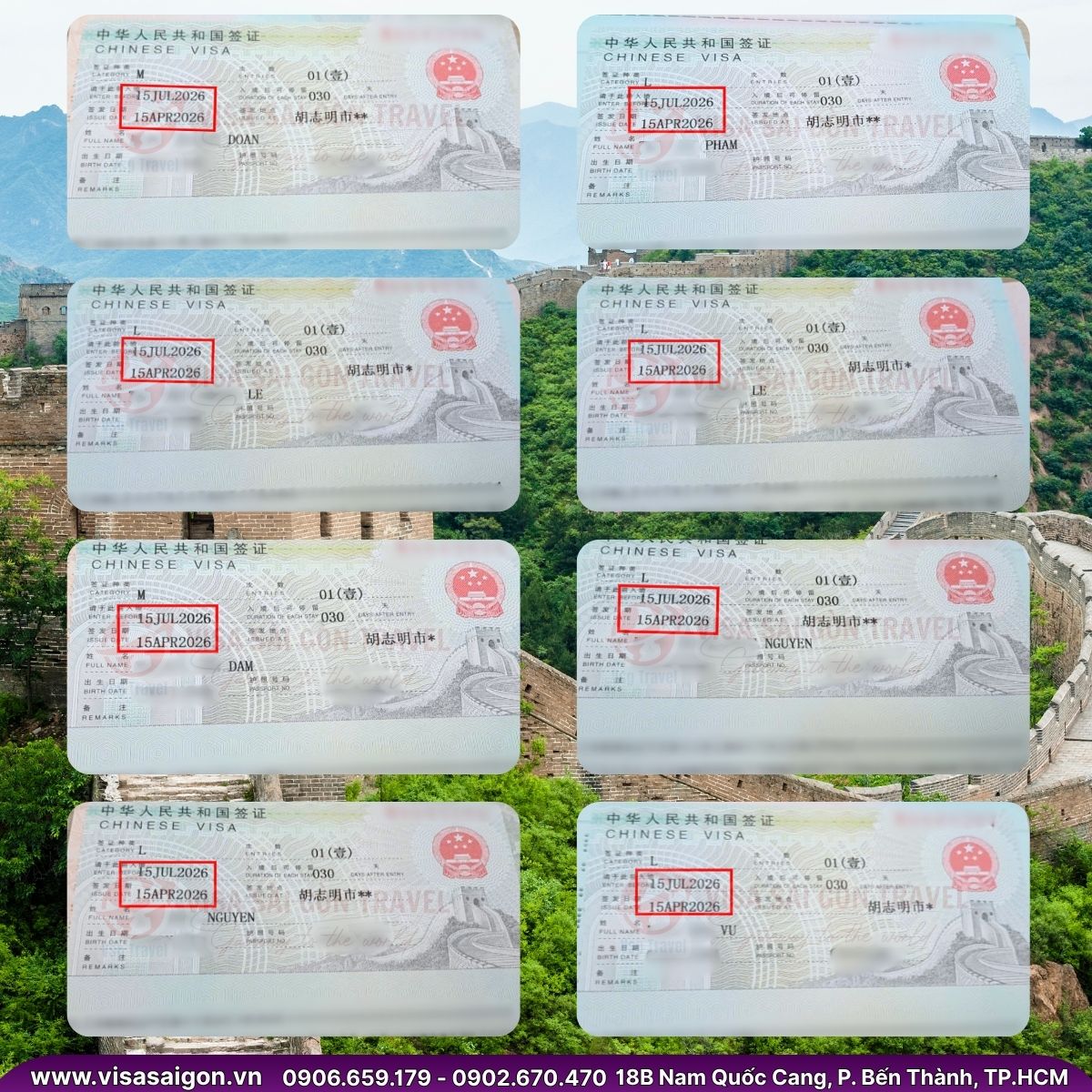 🏔️ CHẠM TAY VÀO KỲ QUAN: CHÚC MỪNG NHỮNG CHỦ NHÂN MỚI CỦA VISA TRUNG QUỐC! 🏔️