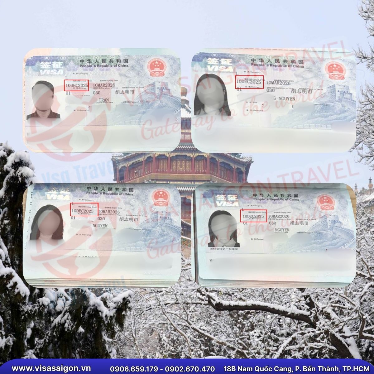 🎊 CHÚC MỪNG 23 KHÁCH ĐẬU VISA TRUNG QUỐC - SẴN SÀNG CHO CHUYẾN DU LỊCH CUỐI NĂM! 🧧