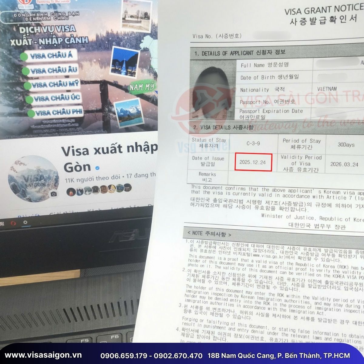 CHÚC MỪNG 3 CHIẾC VISA HÀN QUỐC - KHỞI ĐẦU NĂM MỚI THUẬN LỢI TẠI XỨ SỞ KIM CHI! 🌸