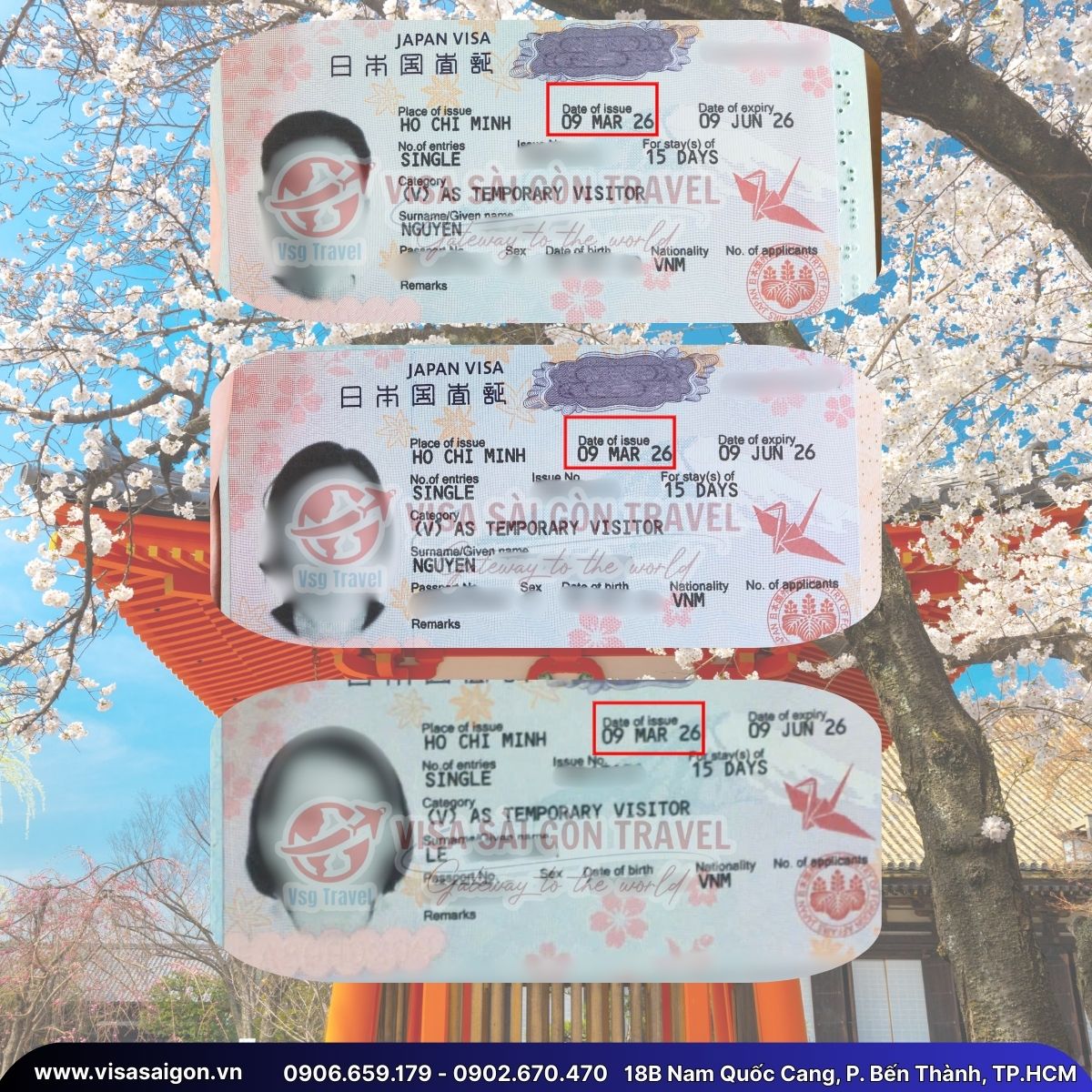 🌸 RỰC RỠ MÙA HOA ANH ĐÀO: CHÚC MỪNG 3 VISA NHẬT BẢN CHÍNH THỨC APPROVE! 🌸