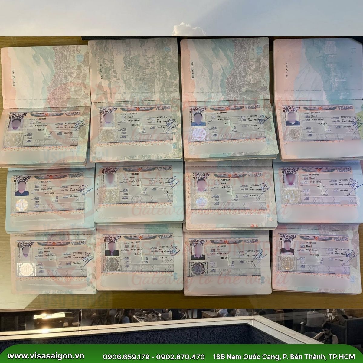 CHÚC MỪNG 12 CHIẾC VISA AI CẬP ĐÃ CHÍNH THỨC ĐƯỢC DUYỆT! 🕌