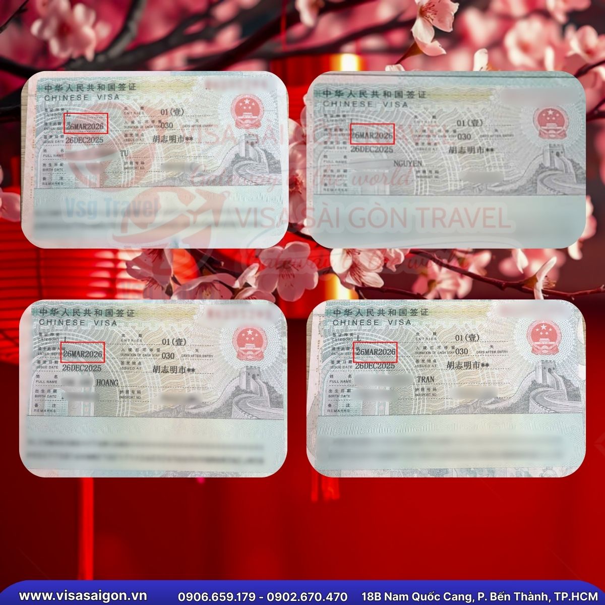 🎊 31 VISA TRUNG QUỐC "VƯỢT ẢI" THÀNH CÔNG - NỖ LỰC ĐẾN PHÚT CUỐI CÙNG! 🎊