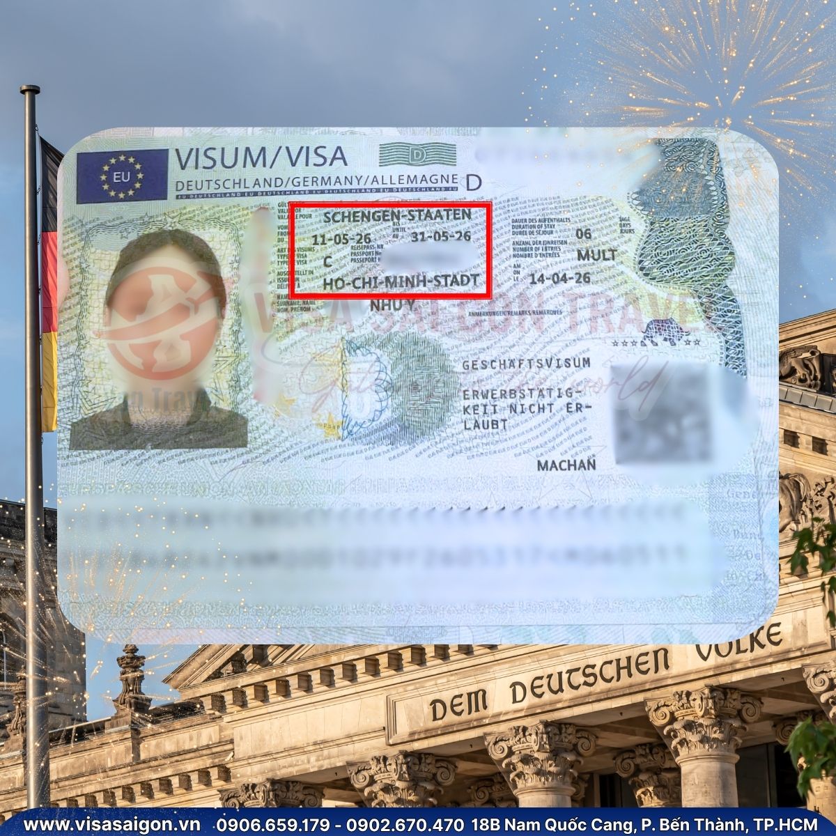 CHẠM BƯỚC HÀNH TRÌNH RỰC RỠ: CHÚC MỪNG VISA SCHENGEN ĐỨC ĐÃ CHÍNH THỨC "CẬP BẾN"!