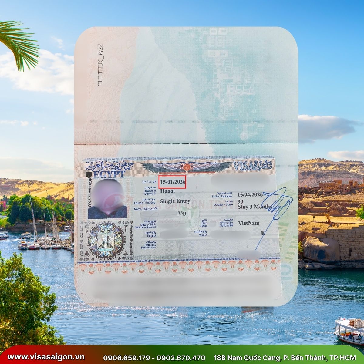 🏛️ CHINH PHỤC VÙNG ĐẤT PHARAOH VÀ KIM TỰ THÁP: CHÚC MỪNG TẤM VISA AI CẬP CÔNG TÁC ĐÃ VỀ TAY!