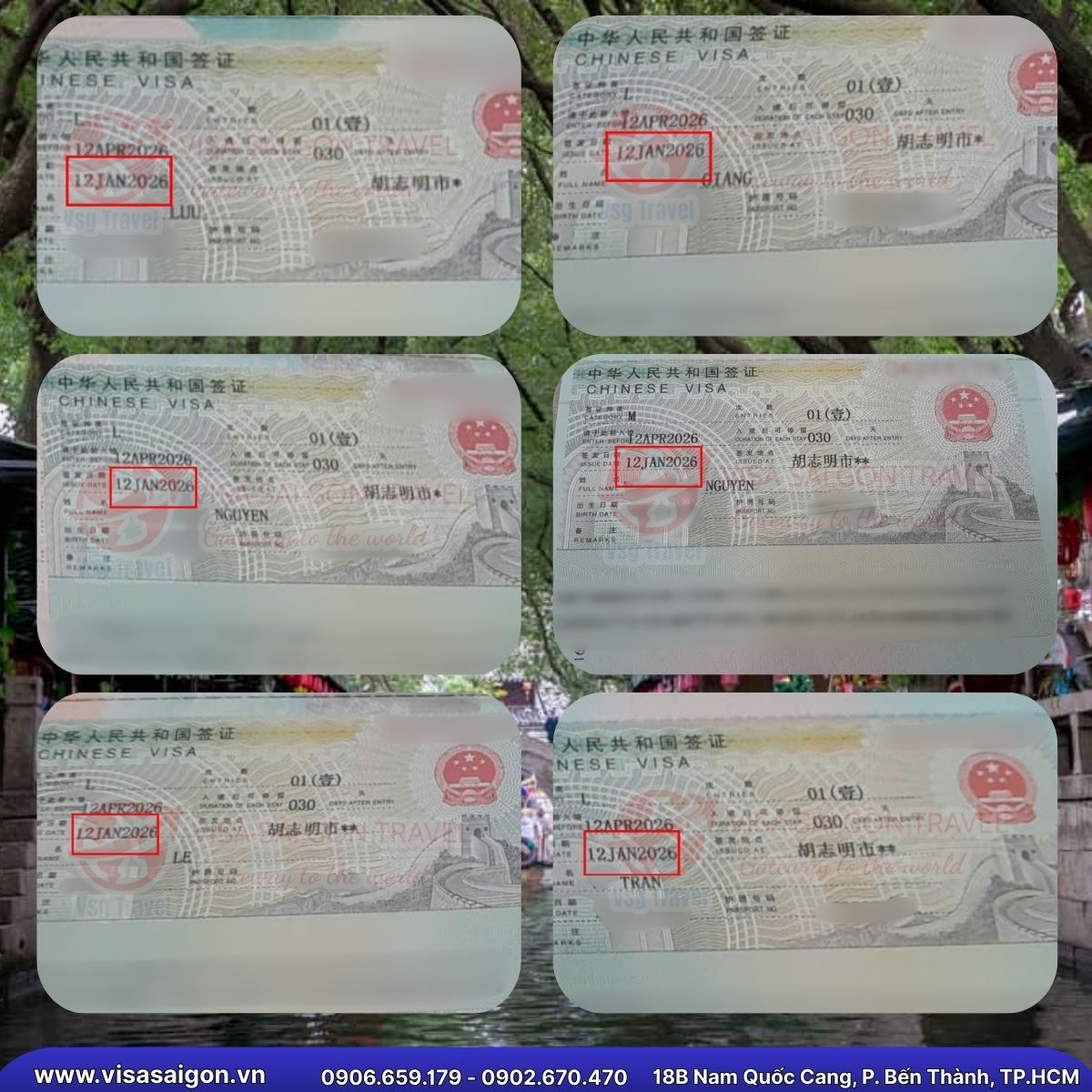 🎊 "CƠN MƯA" KẾT QUẢ: 52 TẤM VISA TRUNG QUỐC ĐỔ BỘ ĐẦU XUÂN! 🎊