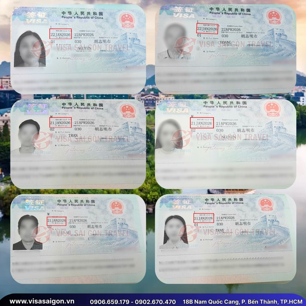 🎊 45 VISA TRUNG QUỐC CẬP BẾN – KHAI XUÂN RỰC RỠ TẠI TRUNG HOA! 🎊