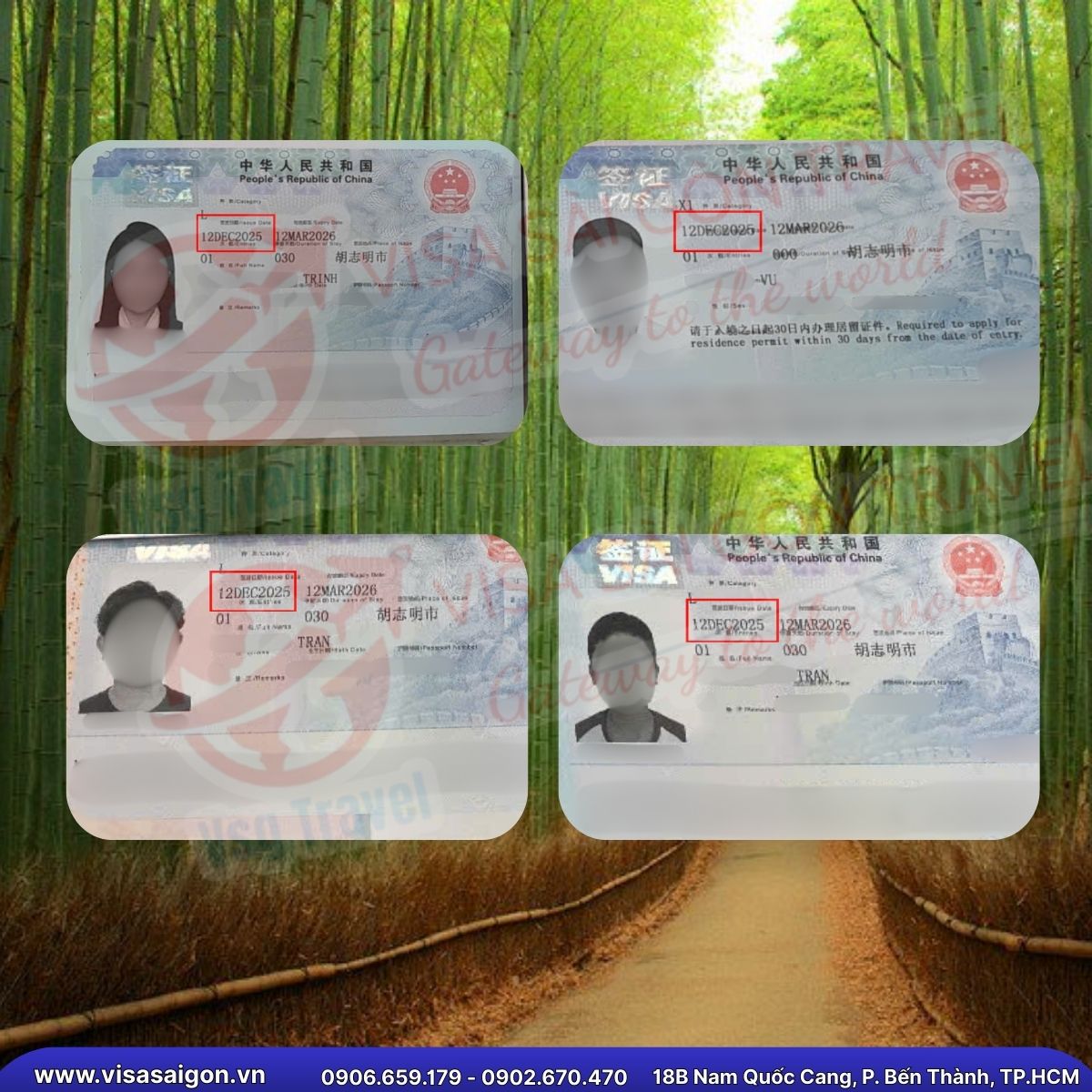 🎊 ĐẦU TUẦN RỘN RÀNG - CHÚC MỪNG 21 VỊ CHỦ NHÂN MỚI CỦA VISA TRUNG QUỐC! 🚀