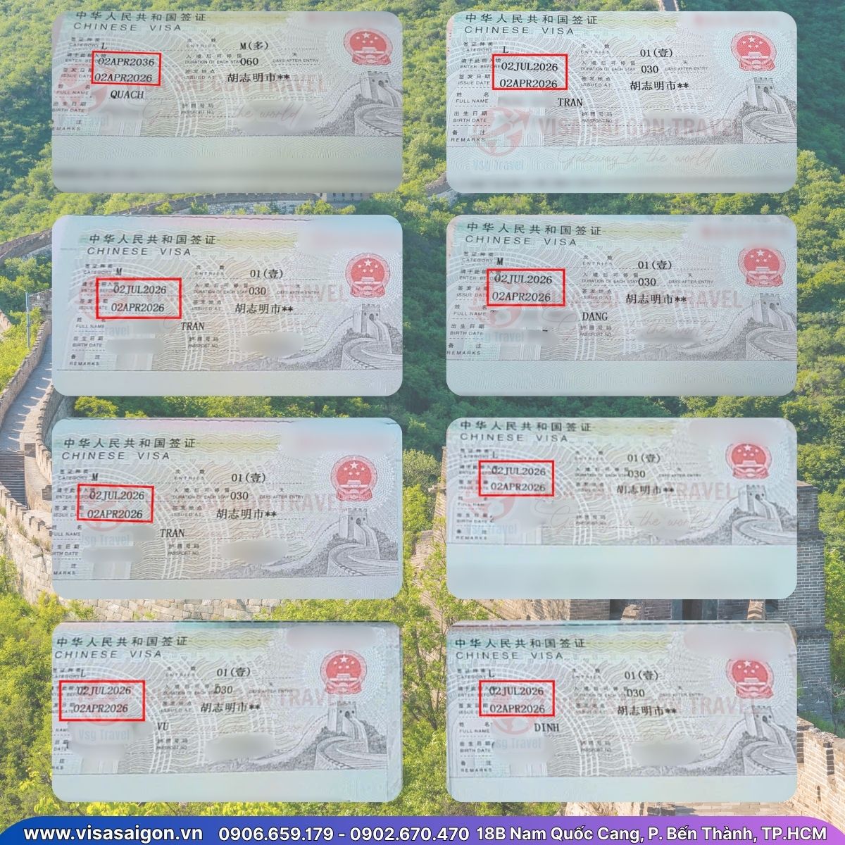 🏮 GẮN KẾT TÌNH THÂN: 67 VISA TRUNG QUỐC CẬP BẾN TRƯỚC THỀM LỄ THANH MINH! 🏮