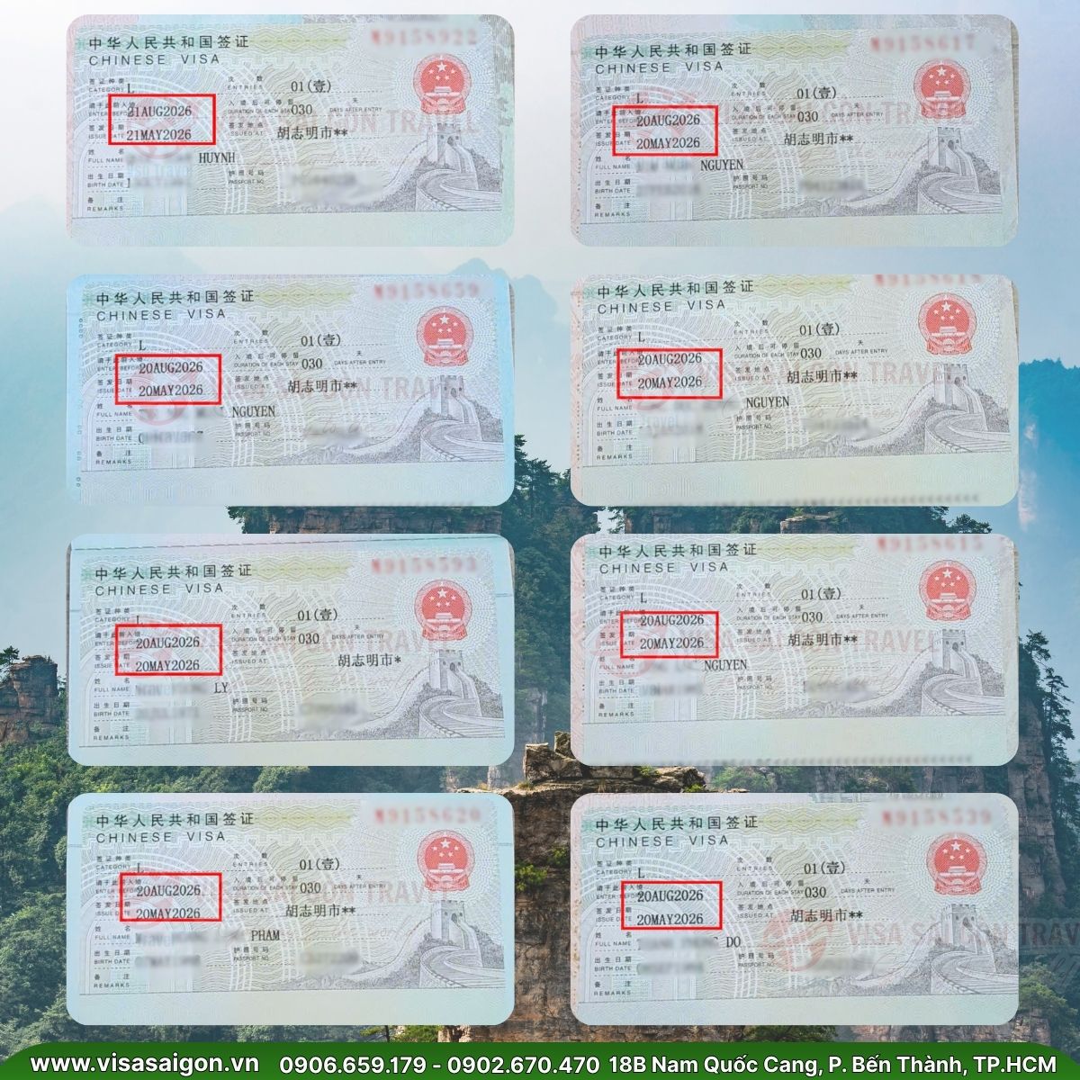 ⛰️ CHÚC MỪNG VISA TRUNG QUỐC "VƯỢT ẢI" THÀNH CÔNG: SẴN SÀNG CHO CHUYẾN VI HÀNH KỲ VĨ! ⛰️