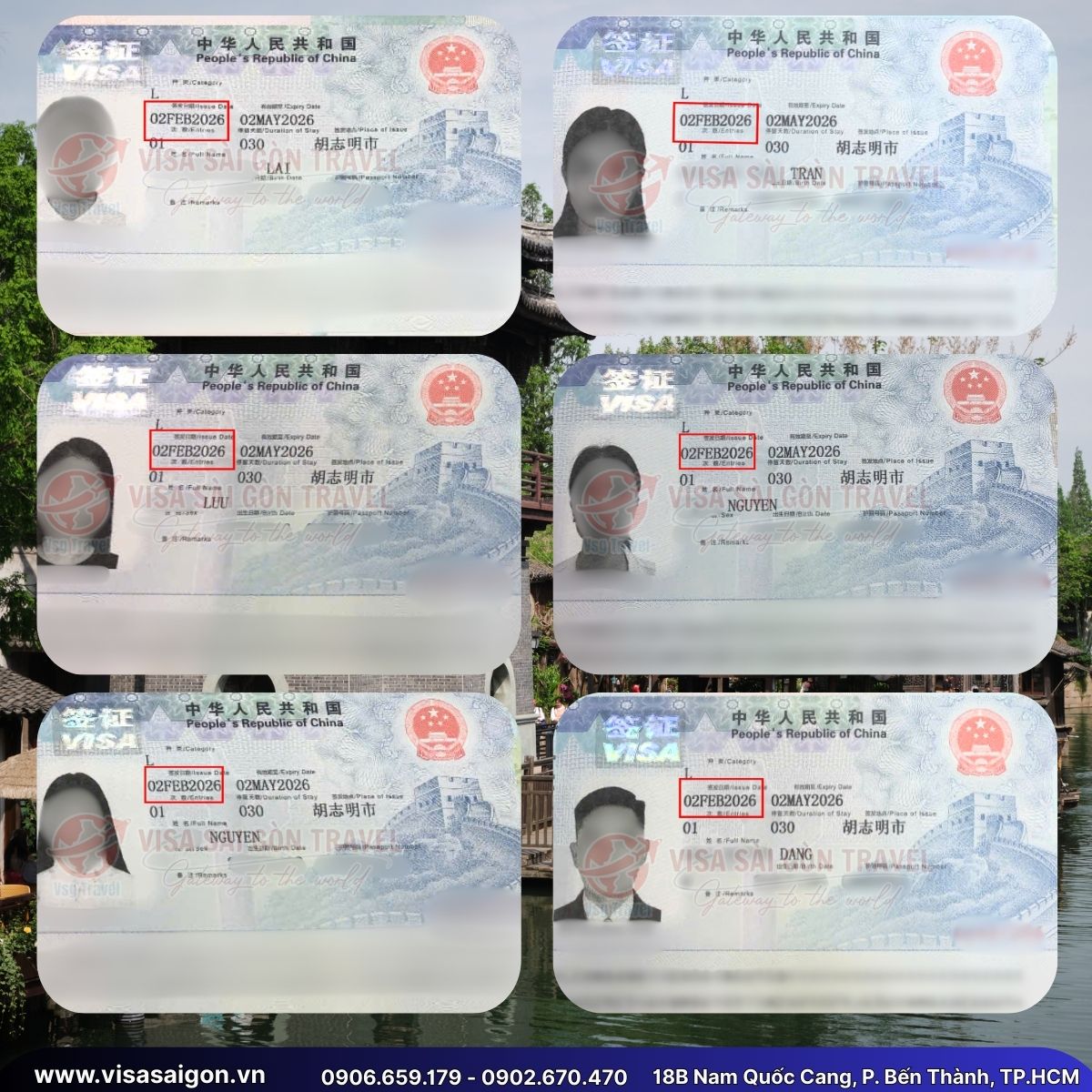 KHAI XUÂN ĐẠI PHÁT: 42 TẤM VISA TRUNG QUỐC ĐỒNG LOẠT "CẬP BẾN"! 🧧
