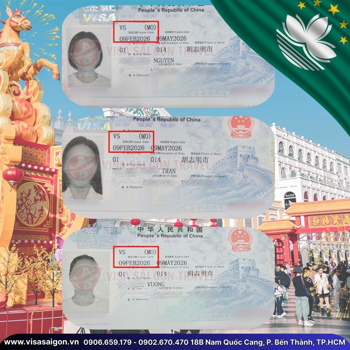 🏮 6 VISA MACAU "VƯỢT ẢI" THÀNH CÔNG: DẠO CHƠI XA HOA DỊP TẾT NGUYÊN ĐÁN!