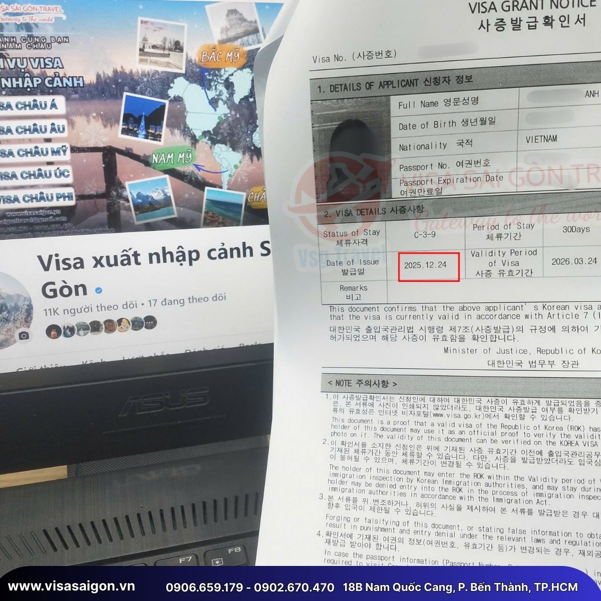 CHÚC MỪNG 3 CHIẾC VISA HÀN QUỐC - KHỞI ĐẦU NĂM MỚI THUẬN LỢI TẠI XỨ SỞ KIM CHI! 🌸