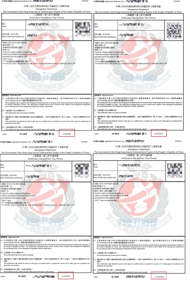 KHỞI ĐẦU THỨ 6 CÙNG 16 CHIẾC VISA HỒNG KÔNG!