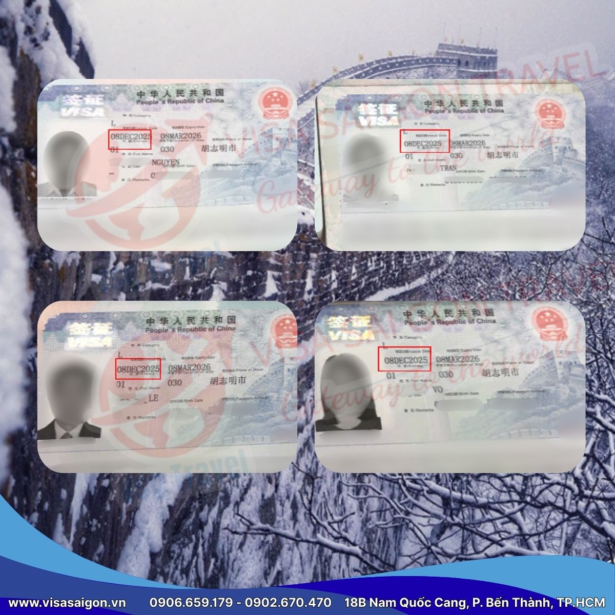 ❄️ NGƯỢC DÒNG THỜI GIAN ĐỂ ĐÓN TUYẾT CÙNG 19 CHIẾC VISA TRUNG QUỐC! ☃️