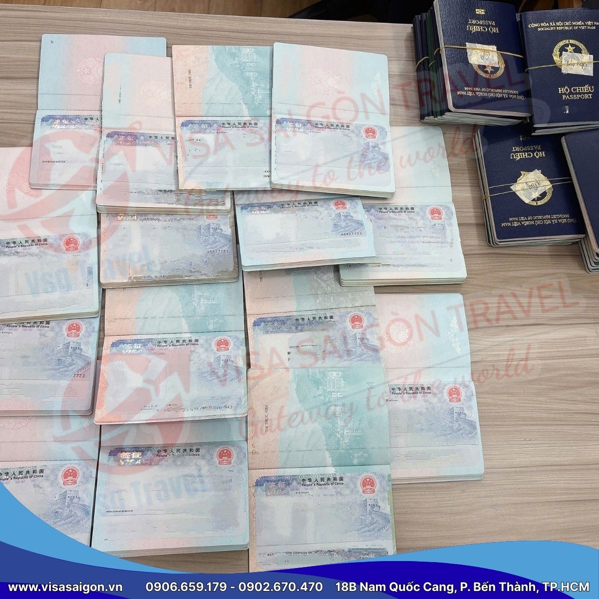 CHÀO ĐÔNG, ĐÓN XUÂN CÙNG 15 CHIẾC VISA TRUNG QUỐC ĐÃ ĐÁP SÂN VISA SÀI GÒN!