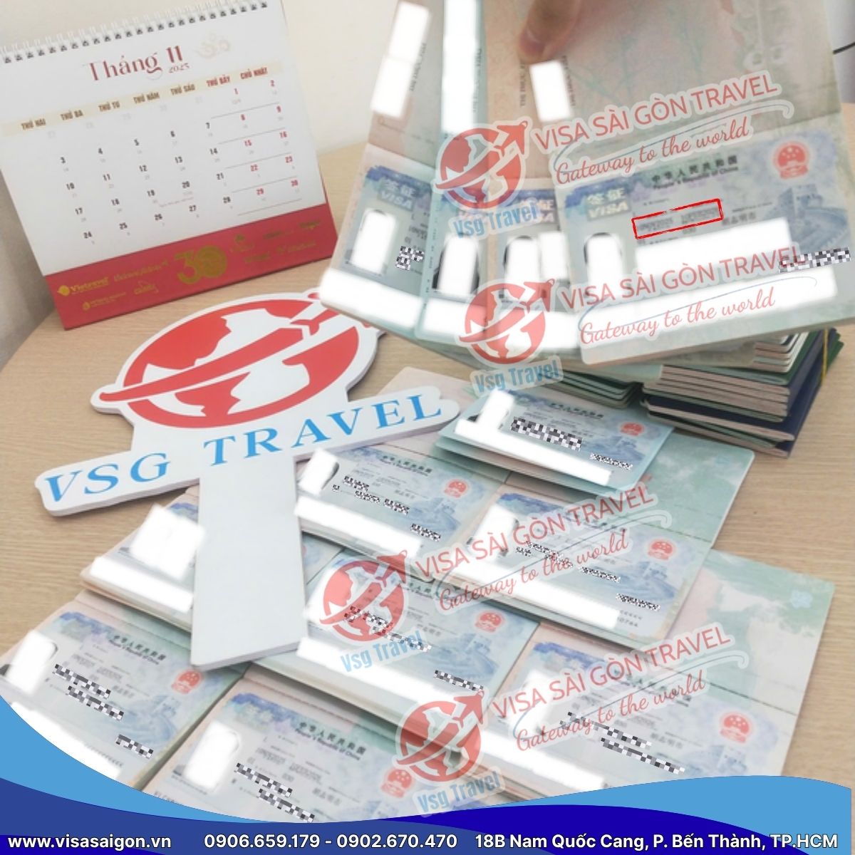 63 CHIẾC VISA TRUNG QUỐC TIẾP TỤC CẬP BẾN VISA SÀI GÒN