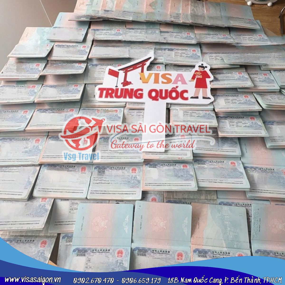 KHẲNG ĐỊNH VỊ THẾ TOP 1 THỊ TRƯỜNG VỚI HƠN 300 CHIẾC VISA TRUNG QUỐC!