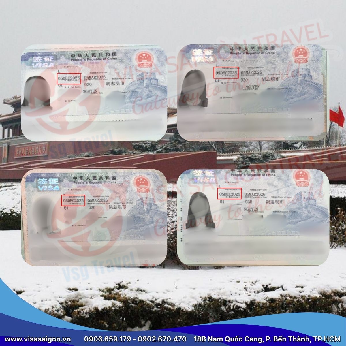 ❄️ CHÚC MỪNG 27 VỊ CHỦ NHÂN MỚI CỦA VISA TRUNG QUỐC - SẴN SÀNG ĐÓN TUYẾT ĐẦU MÙA! ☃️