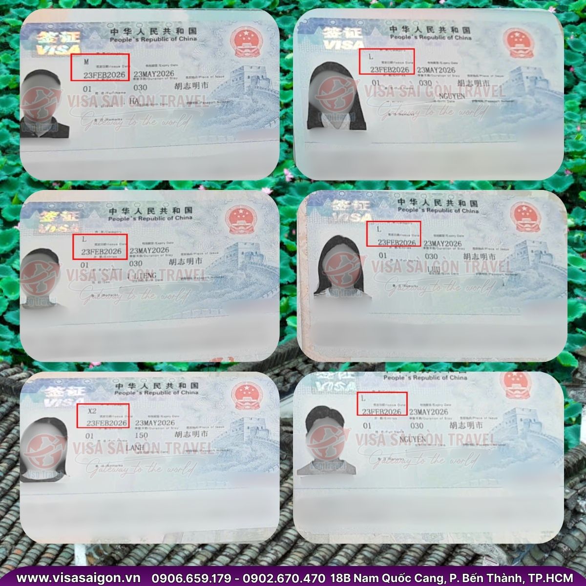 🌸 DU XUÂN THÁNG 3: CHÚC MỪNG 29 VISA TRUNG QUỐC CẬP BẾN THÀNH CÔNG VÀO NGÀY THỨ 3 NÀY! 🌸