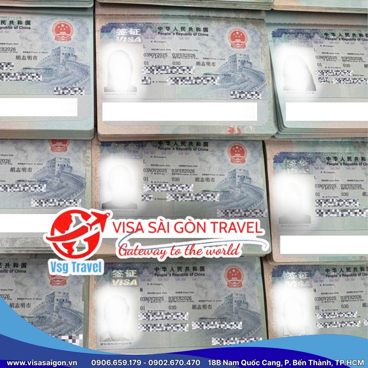 HƠN 30 HỒ SƠ VISA TRUNG QUỐC ĐÃ THÀNH CÔNG VƯỢT ẢI TRONG HÔM NAY!