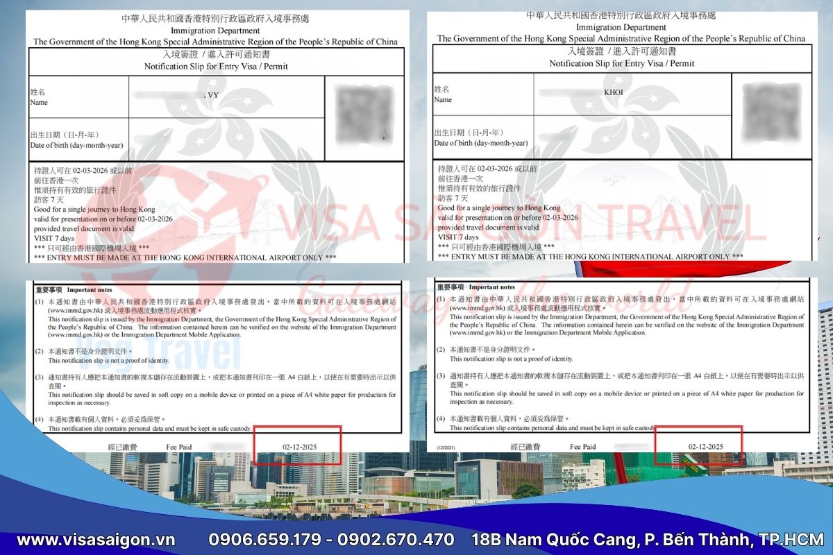 CHÚC MỪNG 6 KHÁCH HÀNG MAY MẮN ĐẬU VISA HỒNG KÔNG - KHÁM PHÁ HƯƠNG CẢNG PHỒN HOA!