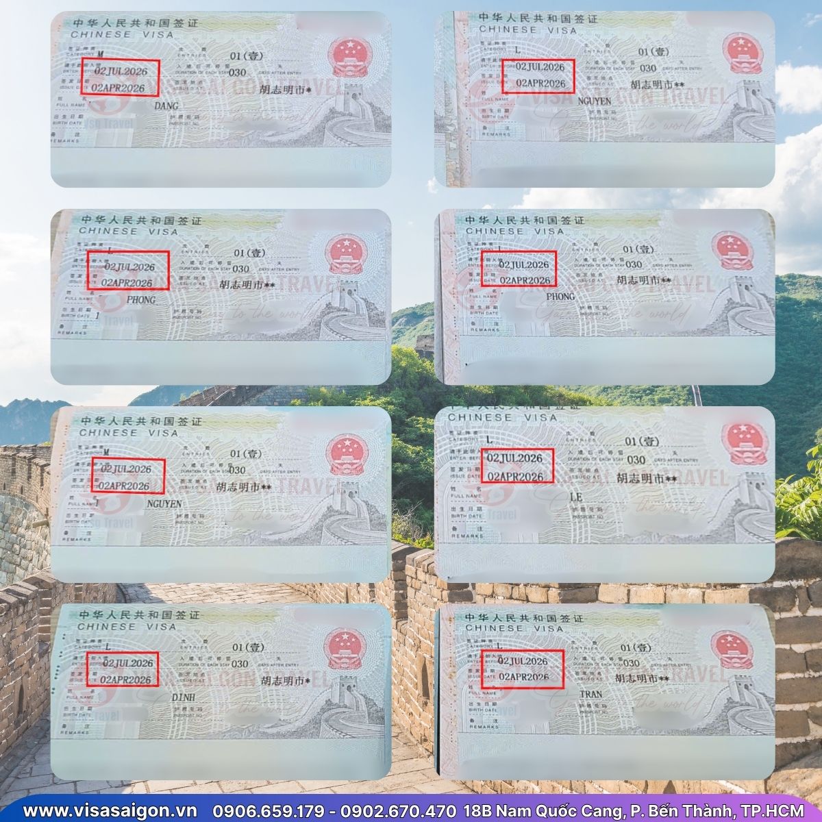 🏮 GẮN KẾT TÌNH THÂN: 67 VISA TRUNG QUỐC CẬP BẾN TRƯỚC THỀM LỄ THANH MINH! 🏮