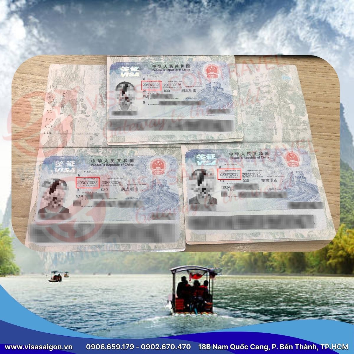 🥳26 VISA TRUNG QUỐC THÀNH CÔNG VƯỢT ẢI - MỞ RA CẢNH CỬA DẪN ĐẾN XỨ SỞ TRUNG HOA CỔ KÍNH!