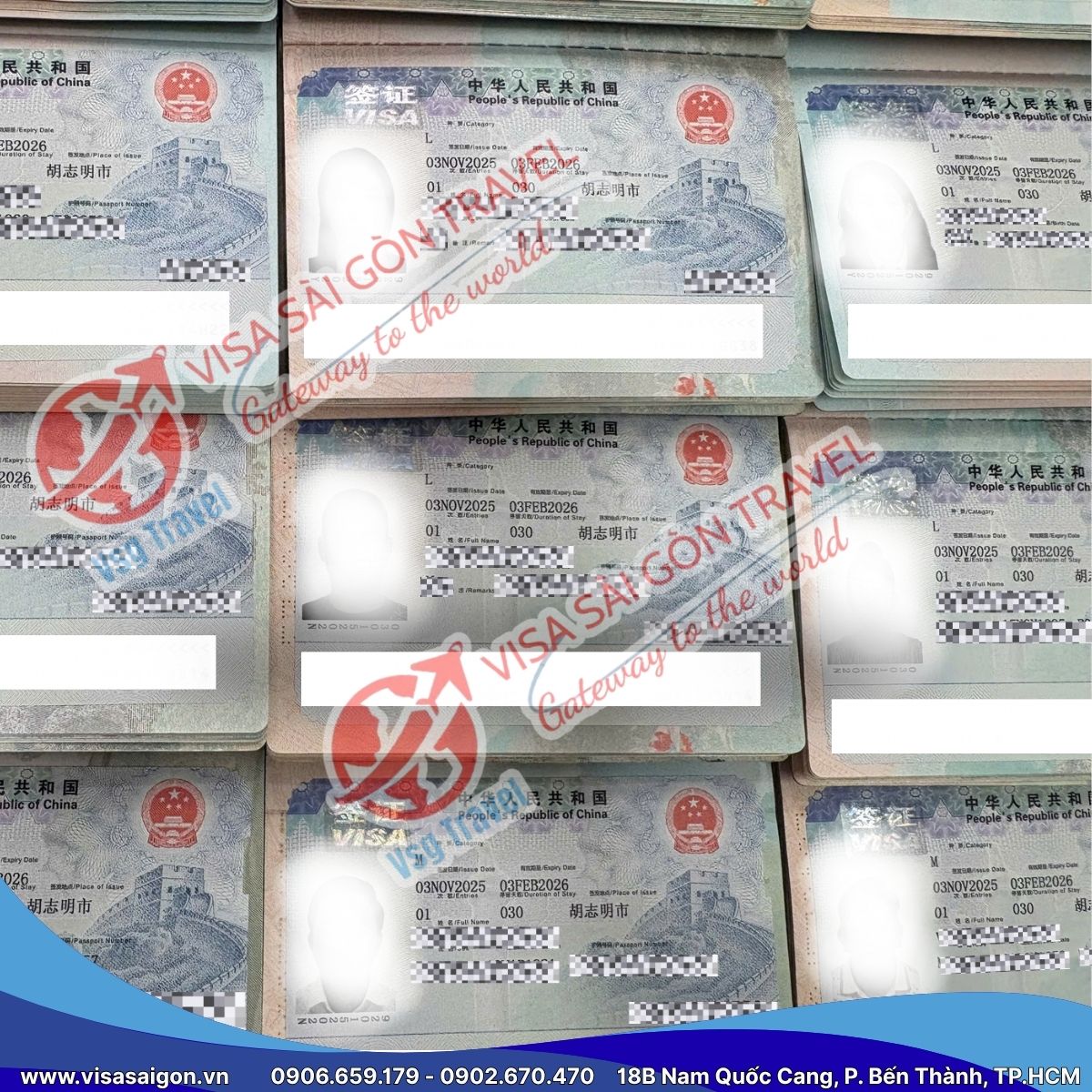 ĐÓN CUỐI TUẦN CÙNG 15 BỘ HỒ SƠ VISA TRUNG QUỐC ĐÃ ĐƯỢC APPROVED!