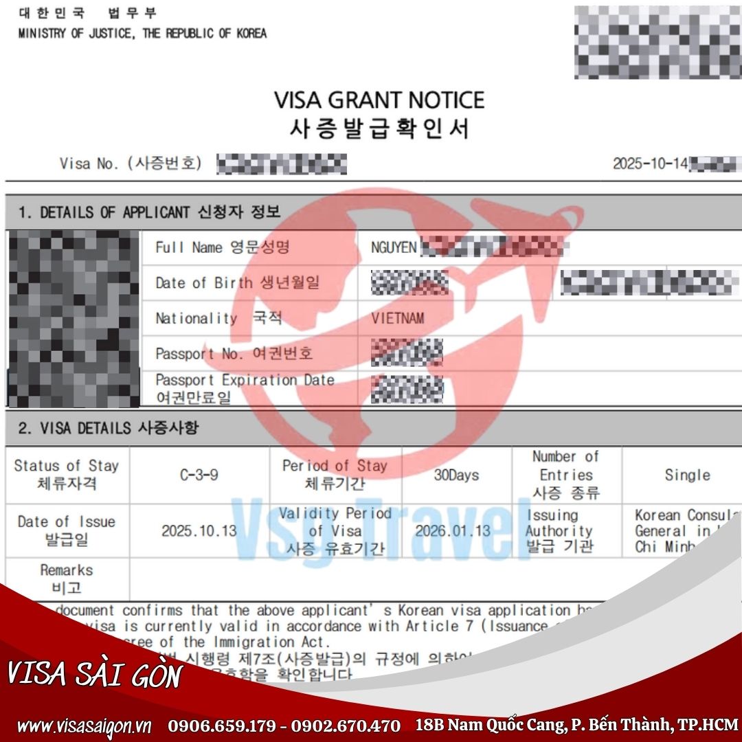 CHÚC MỪNG 14 VỊ DU KHÁCH ĐÃ MỞ KHÓA ĐƯỢC VISA HÀN QUỐC!