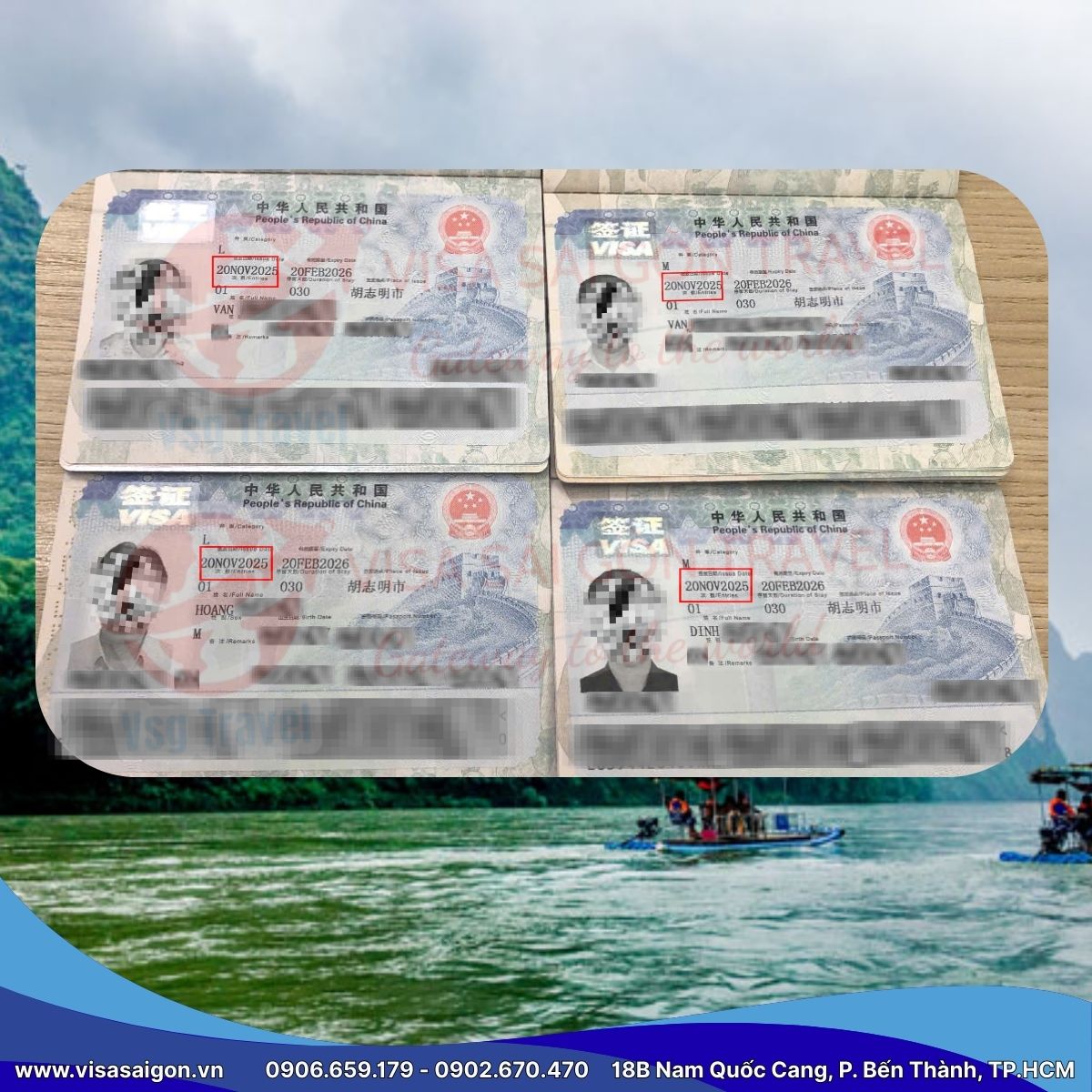 🥳26 VISA TRUNG QUỐC THÀNH CÔNG VƯỢT ẢI - MỞ RA CẢNH CỬA DẪN ĐẾN XỨ SỞ TRUNG HOA CỔ KÍNH!