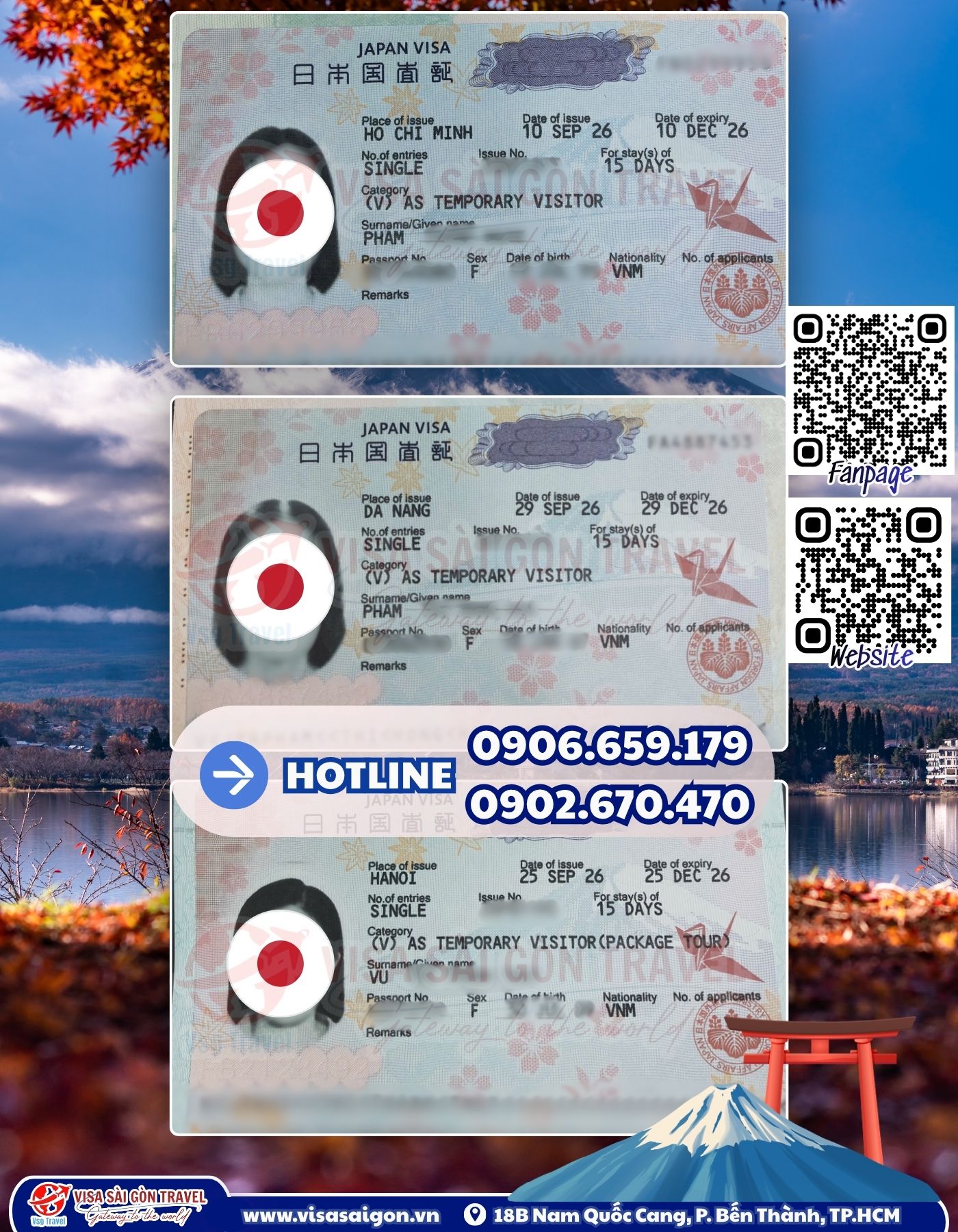 VISA NHẬT MIỄN TRÌNH DIỆN “CẬP BẾN” – KẾT QUẢ VỀ TAY KHÁCH HÀNG 3 MIỀN TP.HCM - ĐÀ NẴNG - HÀ NỘI! 🇯🇵✨