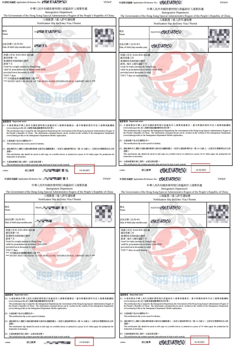 KHỞI ĐẦU THỨ 6 CÙNG 16 CHIẾC VISA HỒNG KÔNG!