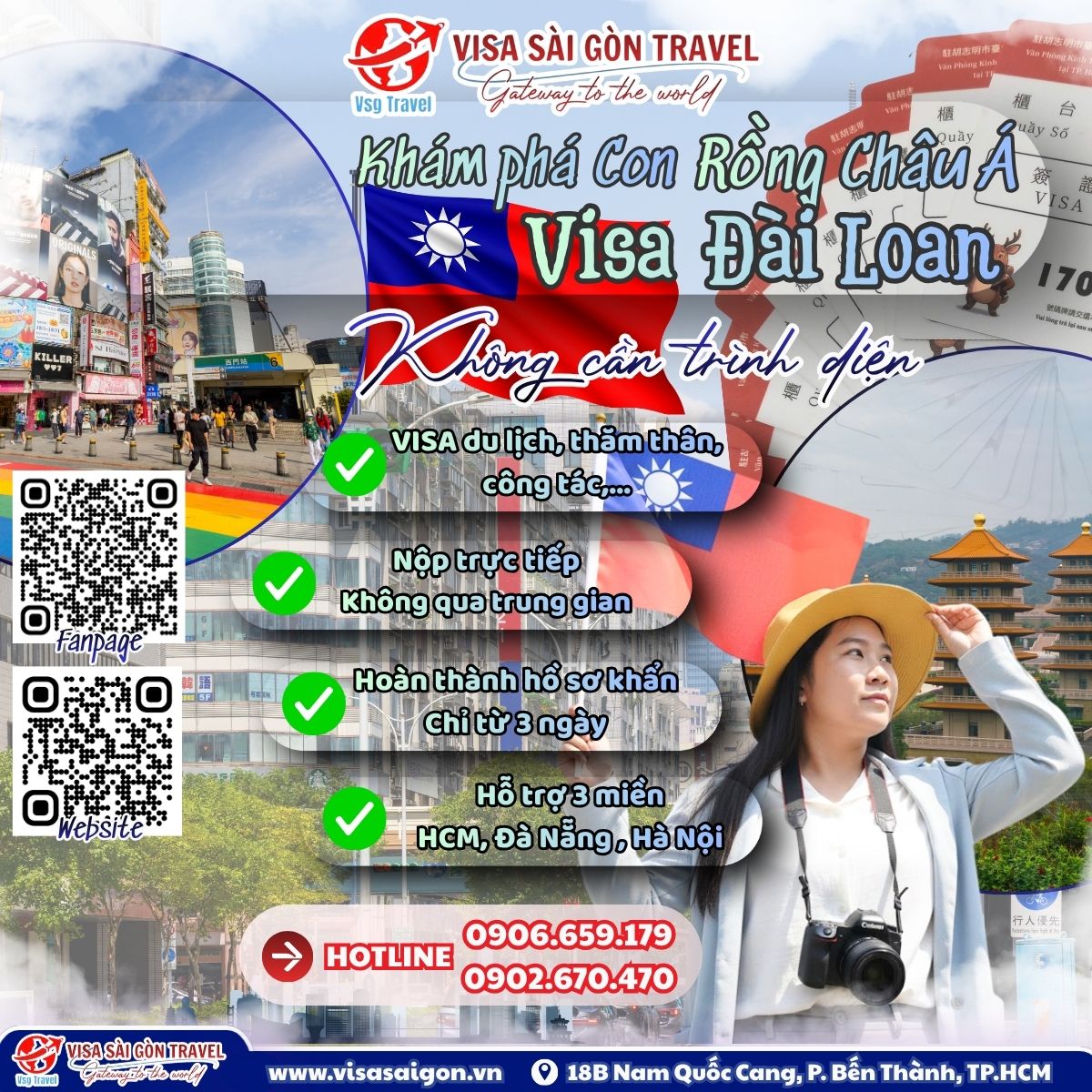 🇹🇼 KHÁM PHÁ CON RỒNG CHÂU Á – VI VU ĐÀI LOAN DỄ DÀNG CÙNG VISA SÀI GÒN!