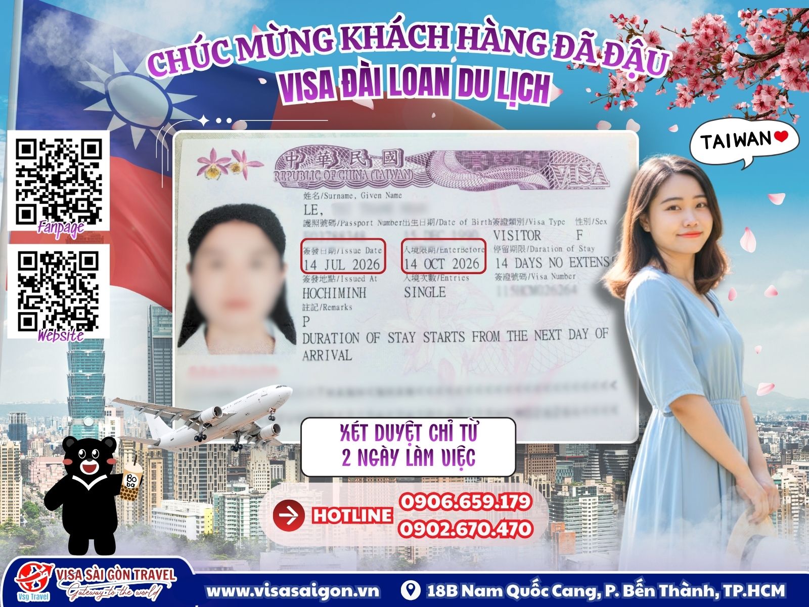 UNLOCK VISA ĐÀI LOAN: CHÚC MỪNG KHÁCH YÊU DỄ DÀNG "RE-LOAD" CHUYẾN ĐI!