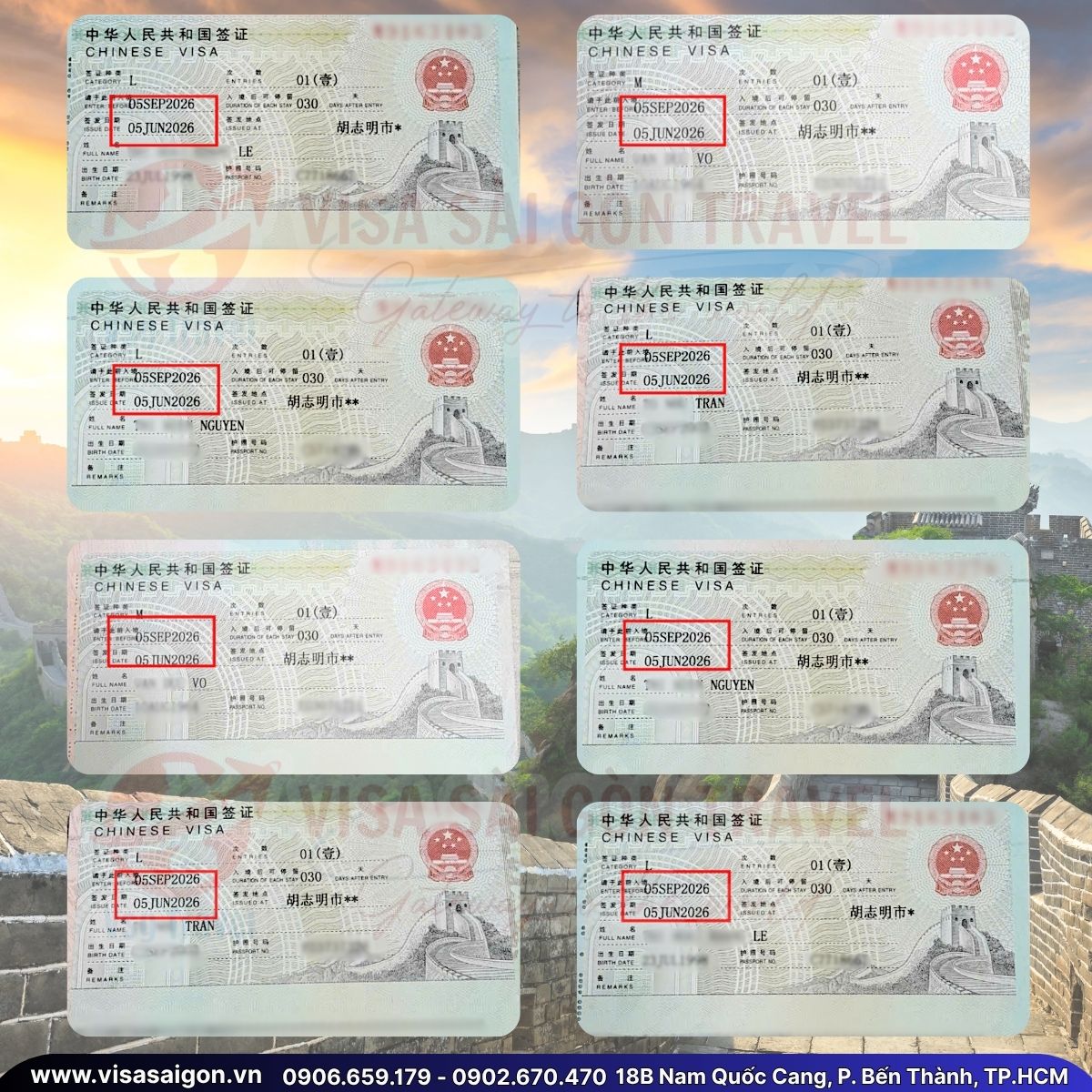 "CƠN MƯA" VISA TRUNG QUỐC ĐỔ BỘ: ĐÓN ĐẦU HÀNH TRÌNH VẠN DẶM MÙA HÈ NÀY!