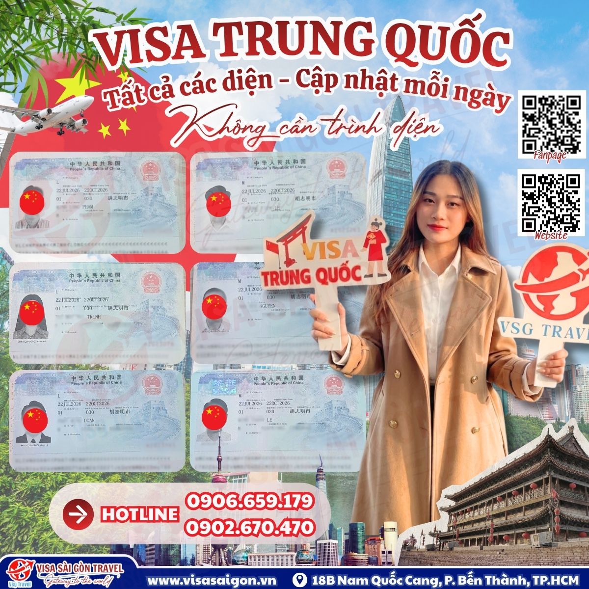 VISA TRUNG QUỐC TẤT CẢ CÁC DIỆN CẬP BẾN - VISA SÀI GÒN CẬP NHẬT MỖI NGÀY!