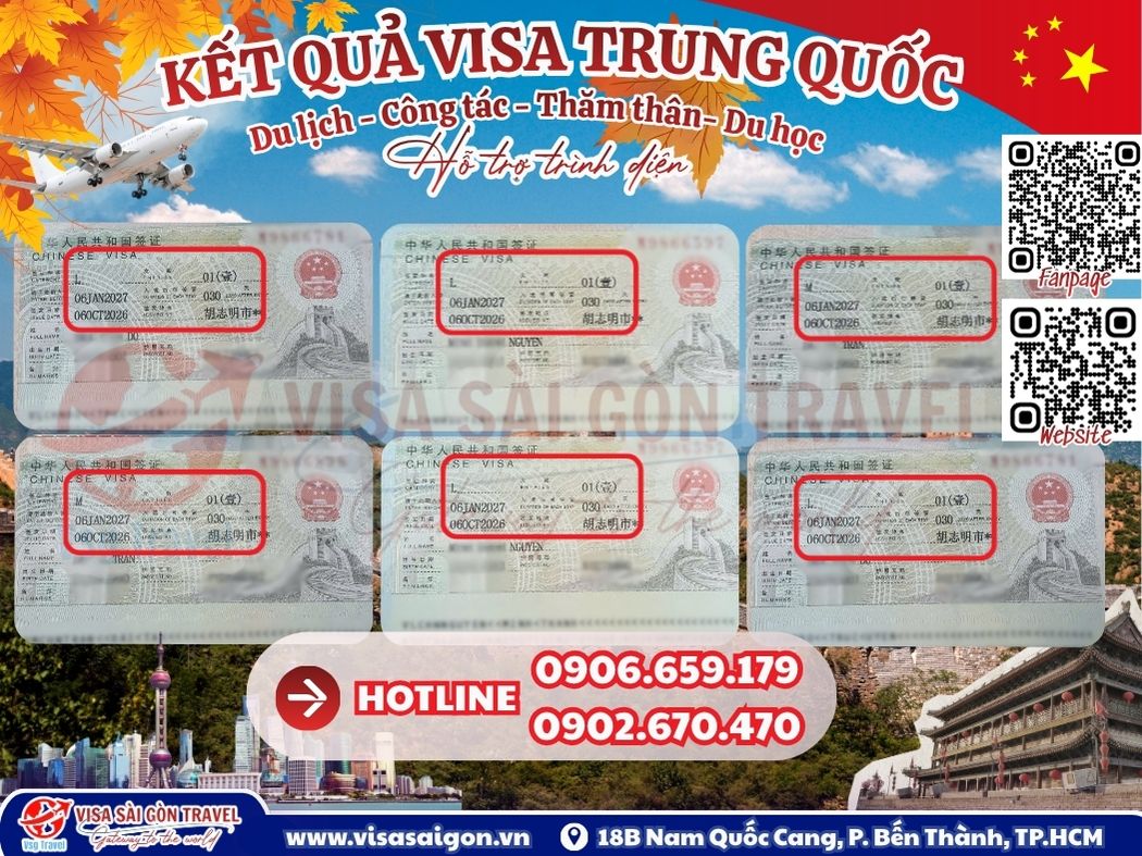 VISA TRUNG QUỐC "LANDING" MỖI NGÀY – KẾT QUẢ MỚI, HÀNH TRÌNH MỚI!