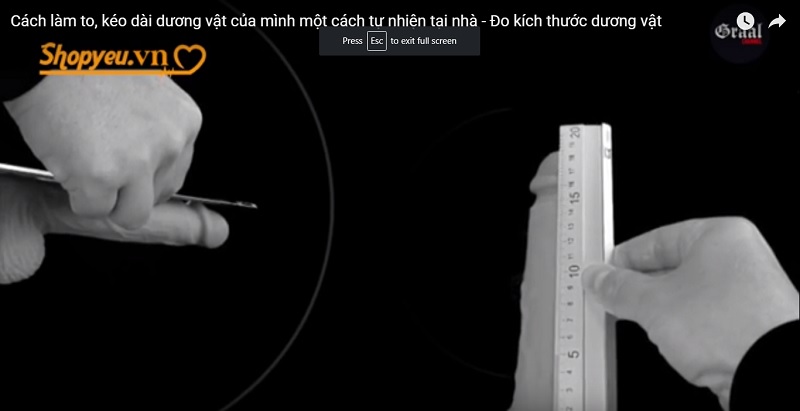 Cách làm to dương vật bằng tay với những bài tập kéo dài dương vật tại nhà