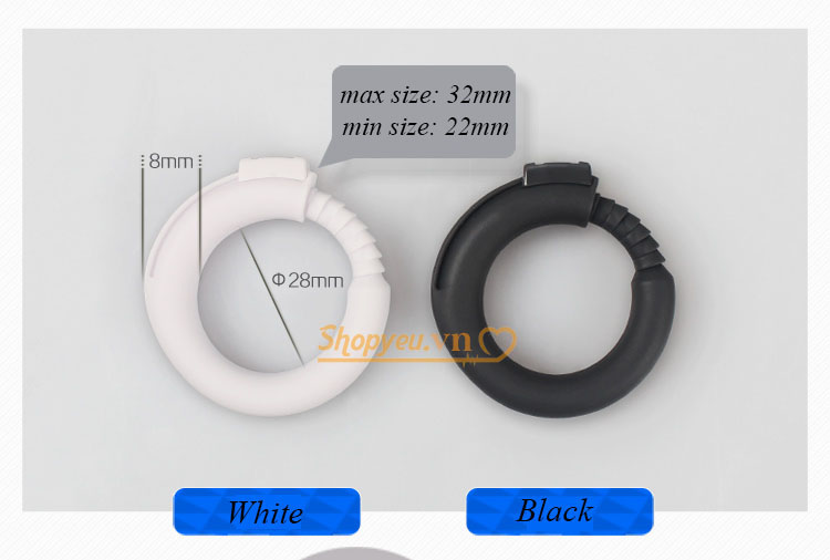 kích thước Vòng rung Silicon chống xuất tinh sớm Joker