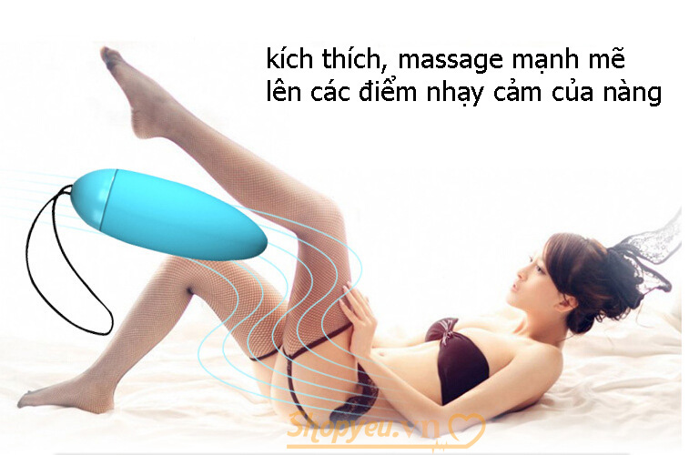 Trứng rung tình yêu điều khiển từ xa COB