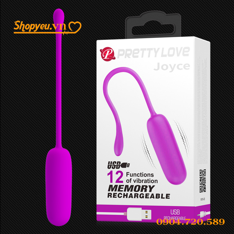 Trứng rung tình yêu Pretty love Joyce 12 chế độ rung
