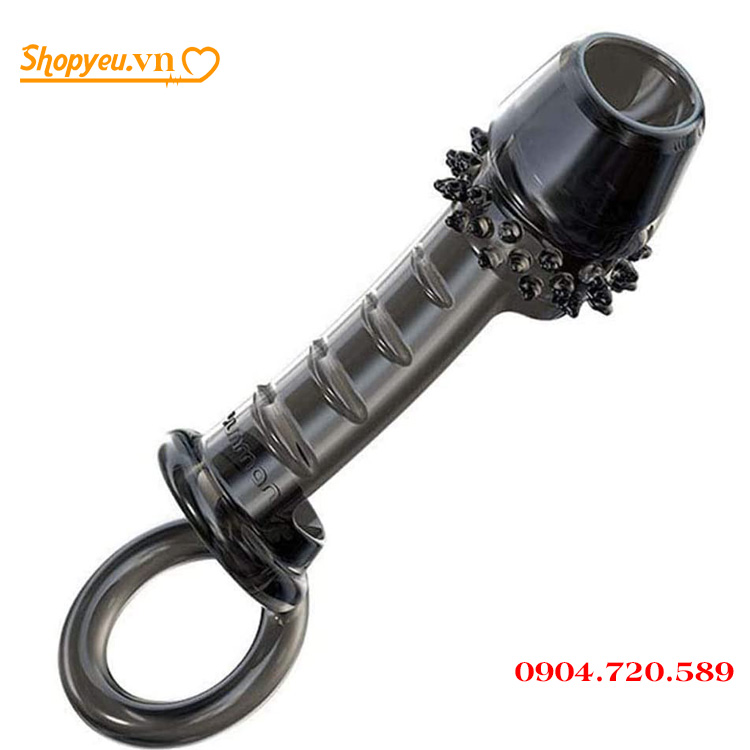 Bộ đôi bao cao su đôn dên xích cổ siêu gai