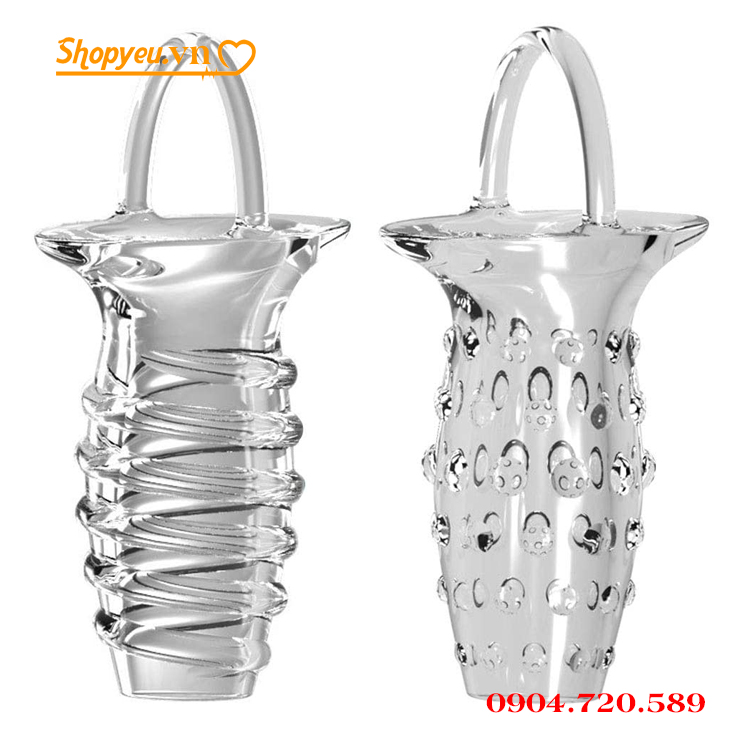 Bộ đôi bao cao su đôn dên gai, bi có quai đeo