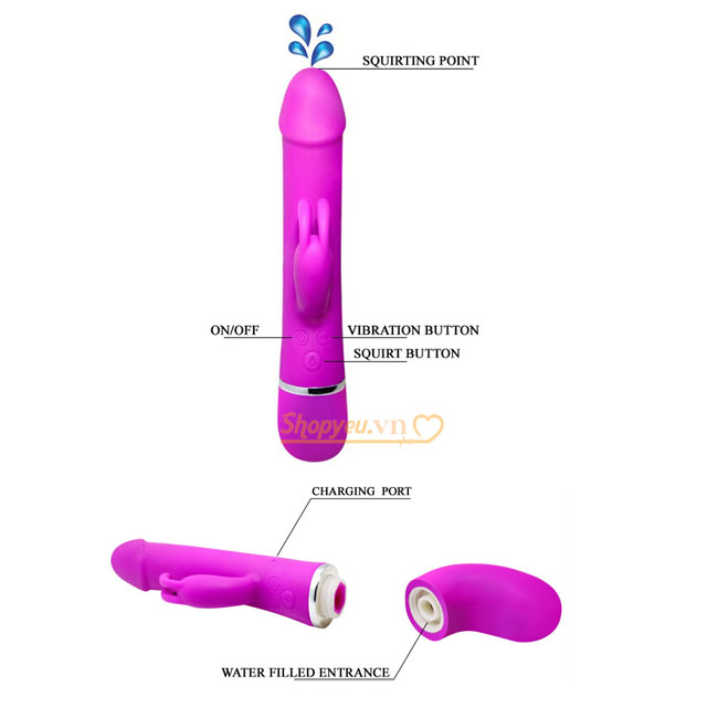 Cách sử dụng dương vật giả Pretty love Henry